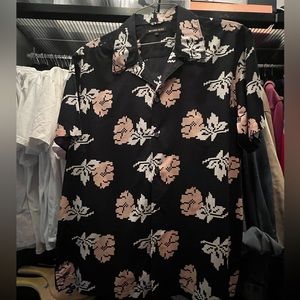 Michael Kors button down graphic shirt - XL